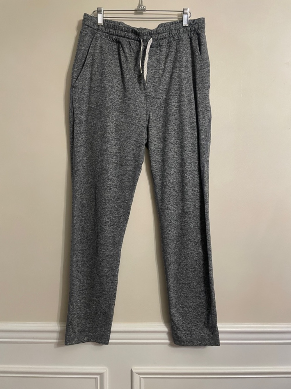 Vuori Heather Grey Slim Joggers